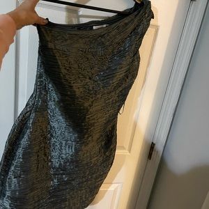 Calvin Klein off the shoulder cocktail dress